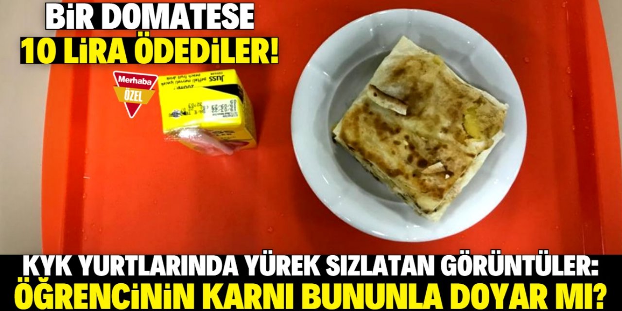 KYK yurtlarında öğrencilere yemek zulmü!