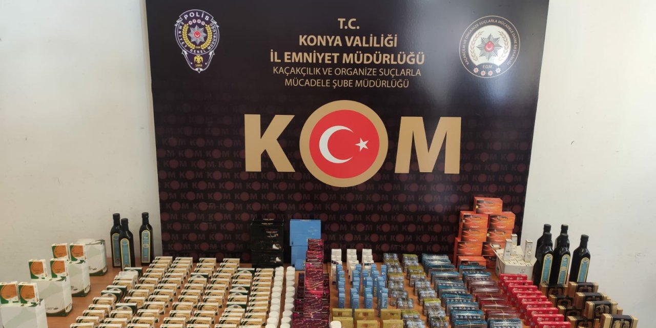 Konya'da 4 bin 559 gümrük kaçağı ilaç ele geçirildi