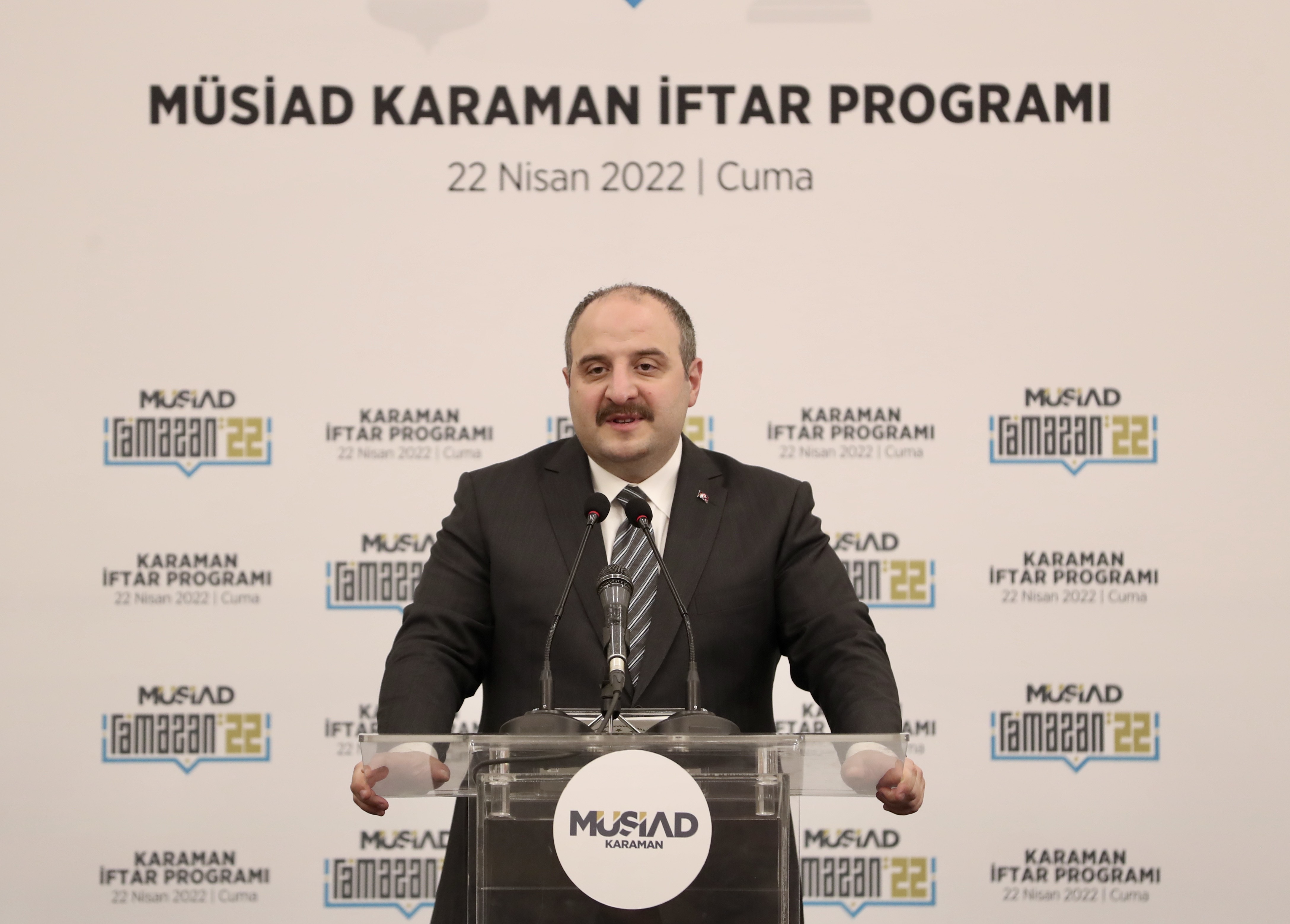 Bakan Mustafa Varank, MÜSİAD Karaman Şubesinin iftar programına katıldı