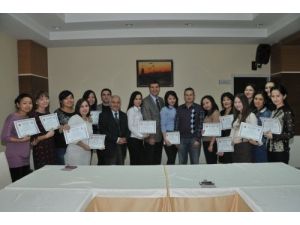 Kazakistanlı 13 Yüksek Lisans Öğrencisi, Erzincan’da Staj Yaptı