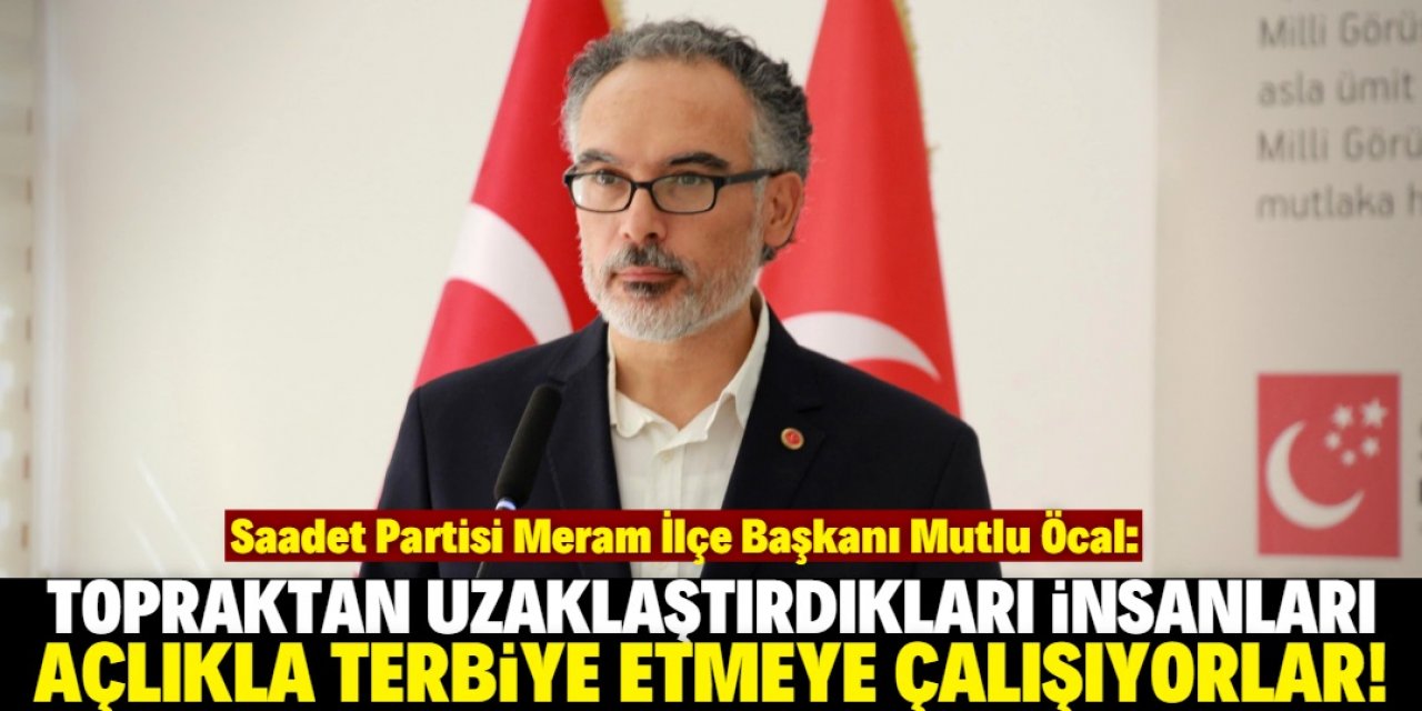 "Gıda tekeli oluşturup yandaşları zengin ediyorlar"