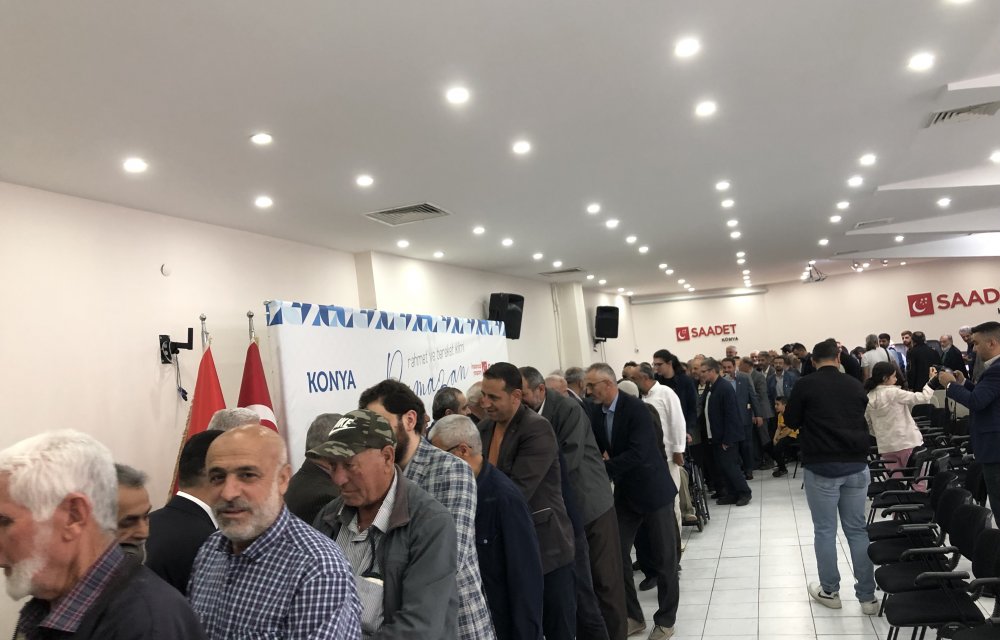 Saadet Partisi Konya Teşkilat mensupları bayramlaştı