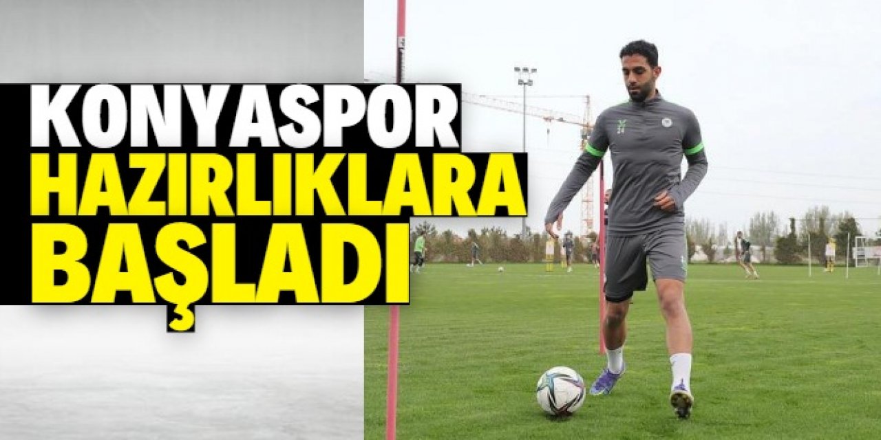 Konyaspor, Antalyaspor maçı hazırlıklarına başladı