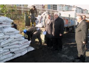 Rize’de İhtiyaç Sahibi Ailelere Kömür Dağıtıldı