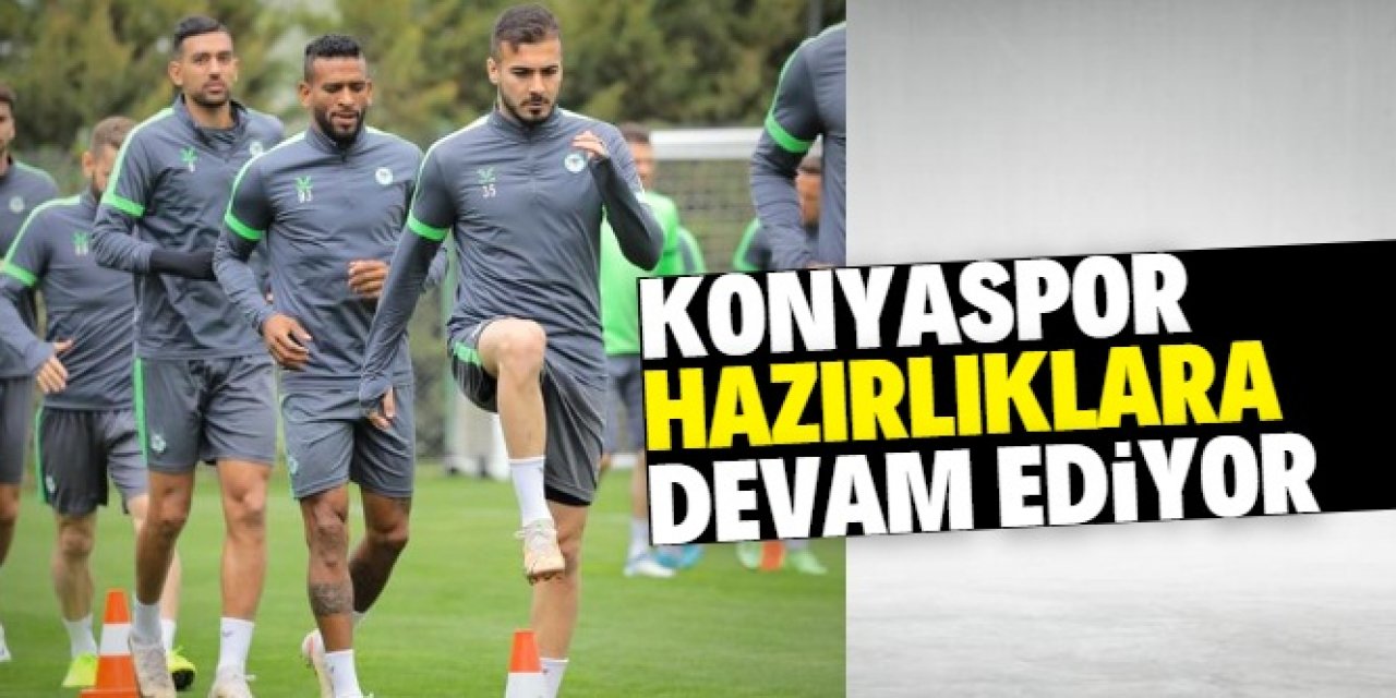 Konyaspor, Antalyaspor maçı hazırlıklarına devam etti