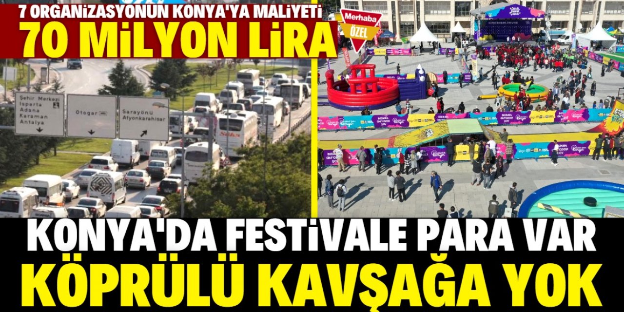 Konya trafik sorunuyla boğuşuyor! Belediye festival düzenliyor