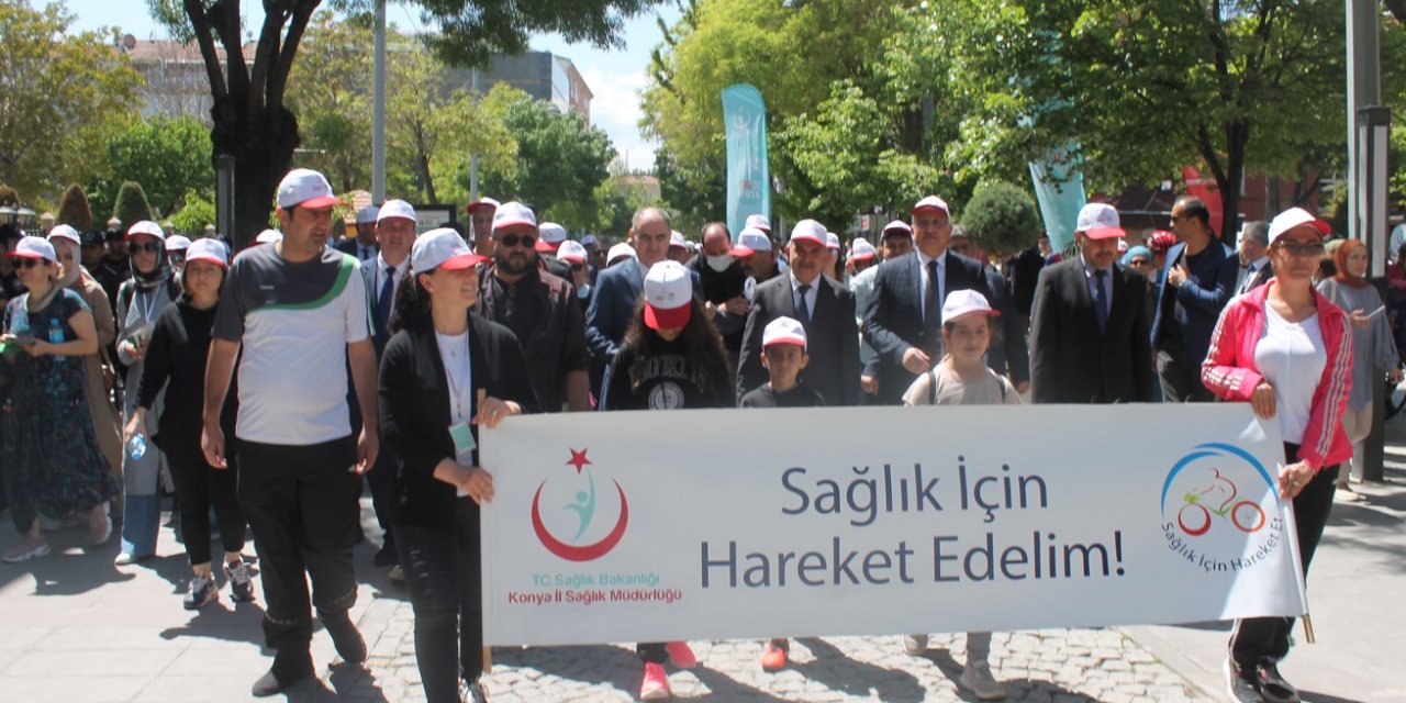 Konya'da sağlıklı toplum için yürüdüler