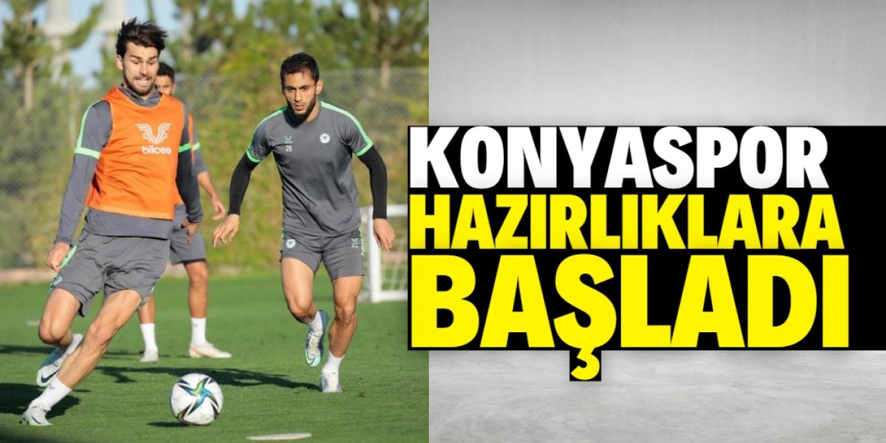 Konyaspor, Hatayspor maçı hazırlıklarına başladı