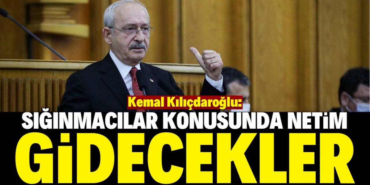 "Kaçaklar ve sığınmacılar gidecek"