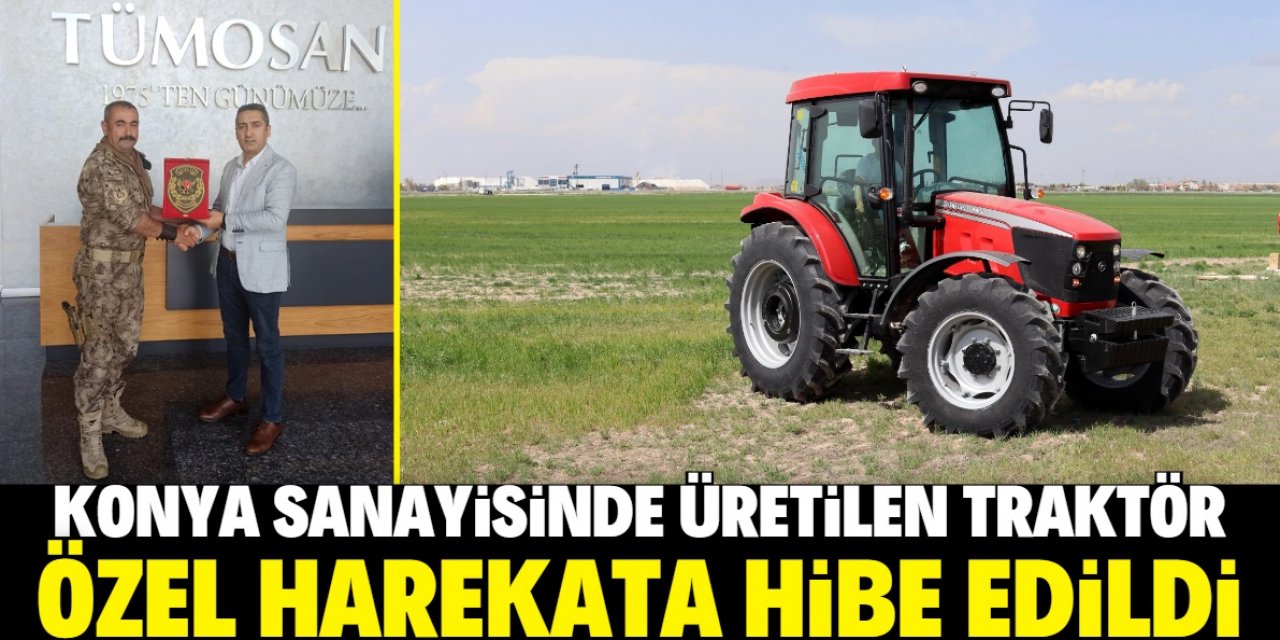 Konya'daki traktör devinden Özel Harekata destek