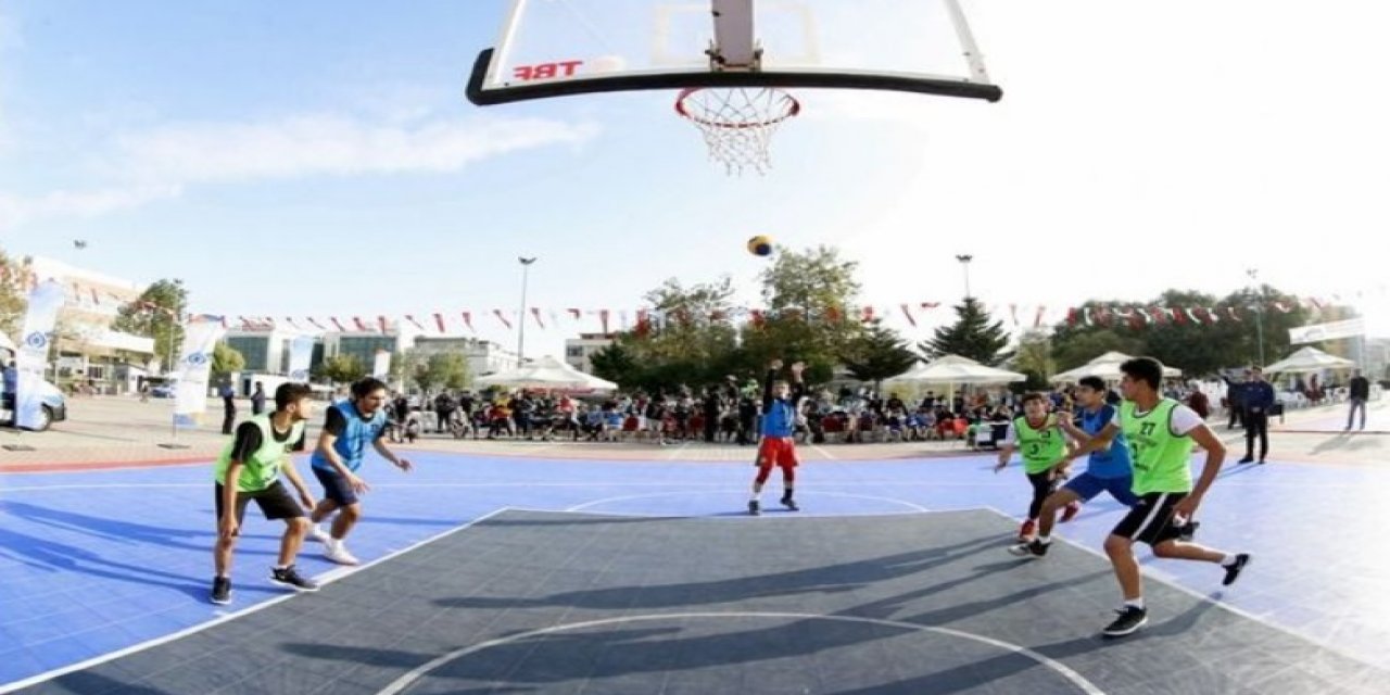 Konya’da 3X3 Basketbol Turnuvası
