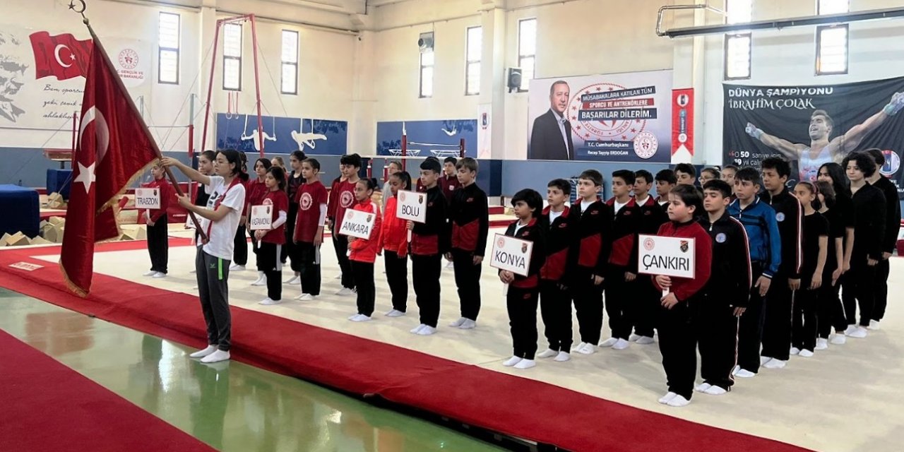 Cimnastik müsabakaları Konya’da başladı