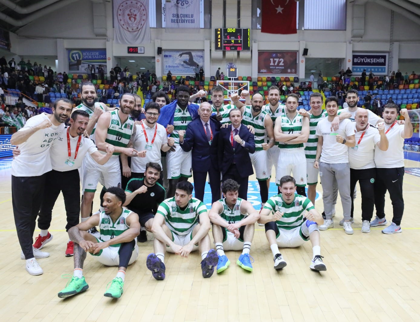 Konyaspor Basketbol Play-Off’a galibiyetle başladı