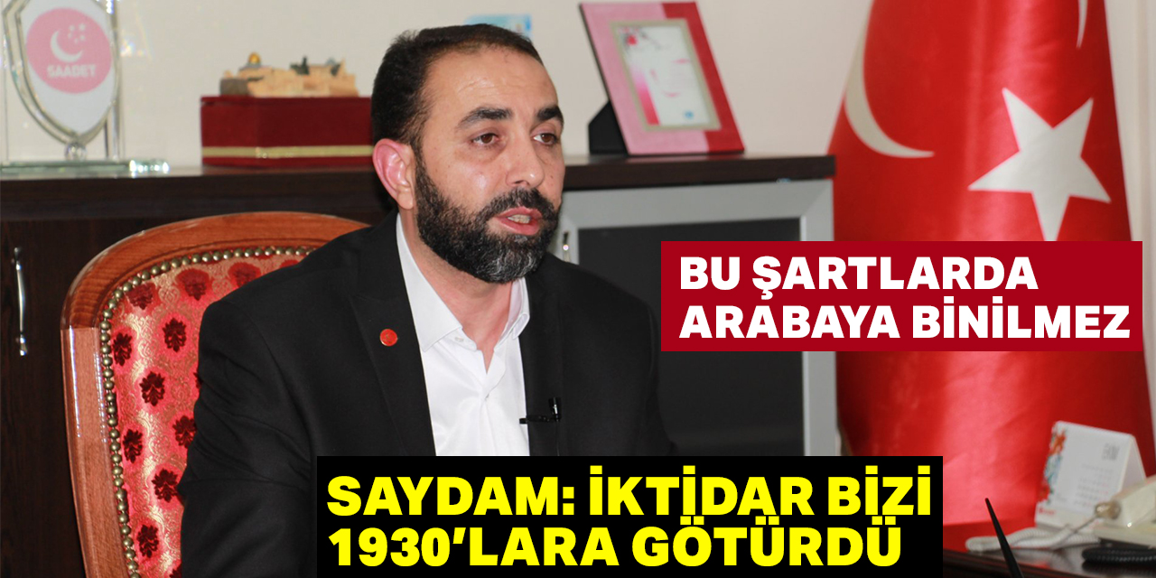 Saydam: Görüşlerimizde yanılmışız!