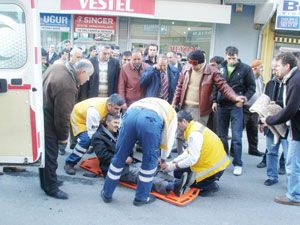 İl Genel Meclis üyesine otomobil çarptı