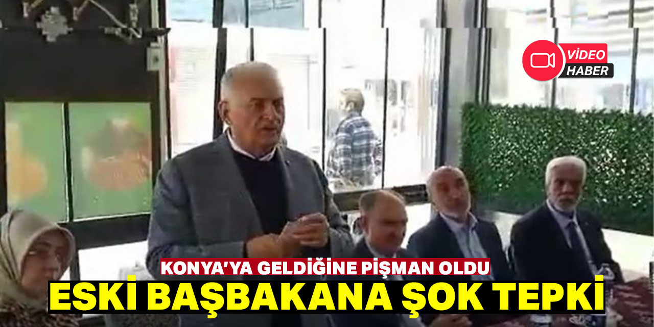 Cihanbeyli'de Binali Yıldırım'a tepki: Halk perişan