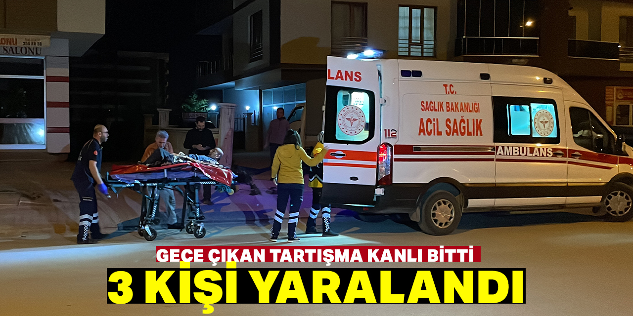 Konya'da çıkan kavga sonucu 3 kişi yaralandı