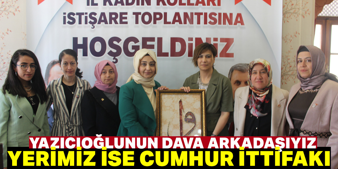 Milletimiz için Cumhur  İttifakı'nın içindeyiz