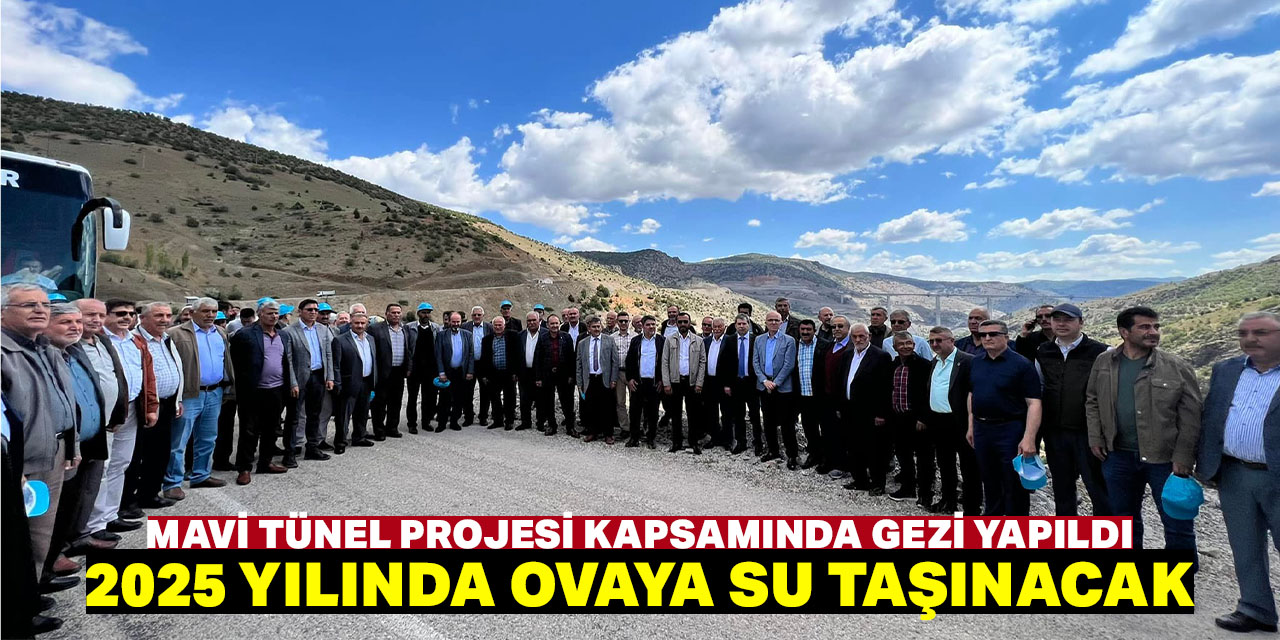 2025 yılında Ova'ya su taşınacak