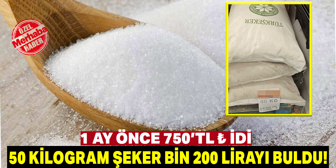 50 kilogram şeker bin 200 lirayı buldu!