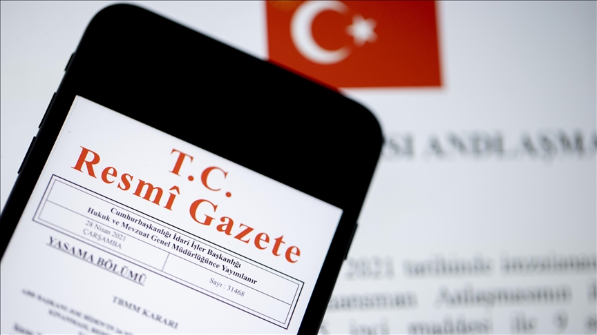 Türkiye'nin imzaladığı 4 milletlerarası antlaşma Resmi Gazete'de