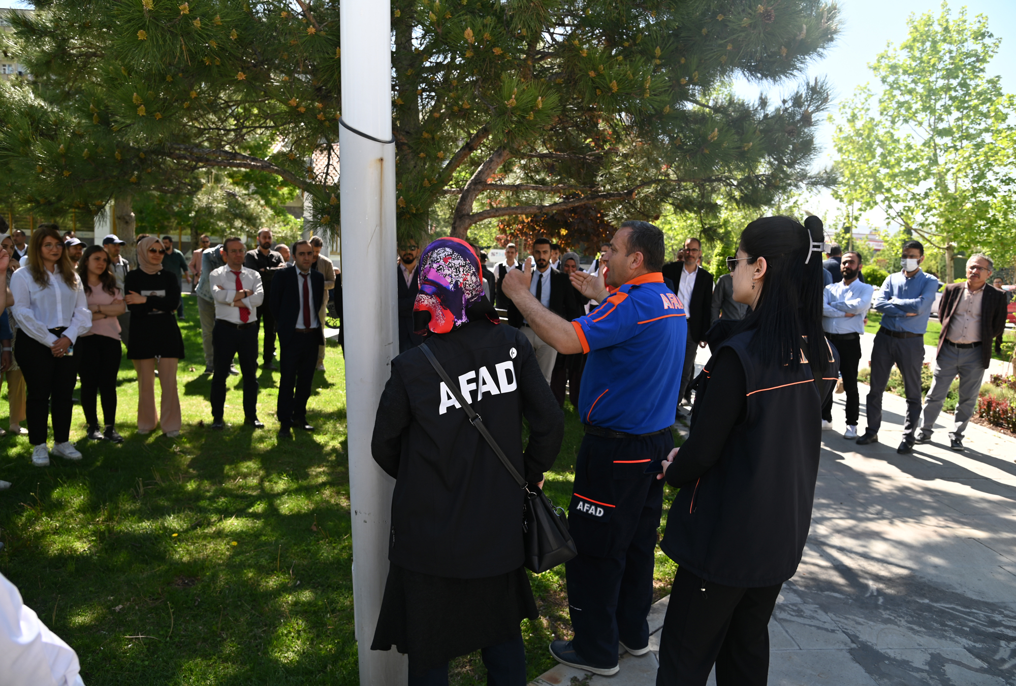 Selçuklu'dan  yangın tatbikatı