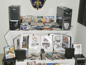 Karaman'da korsan DVD operasyonu