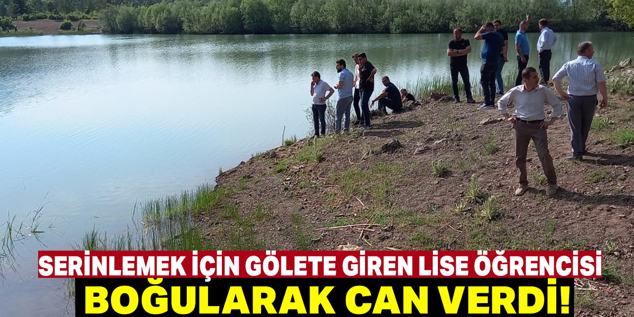 Konya'da serinlemek için gölete giren lise öğrencisi boğuldu
