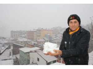 Mevsimin İlk Karı İskilip'i Beyaza Bürüdü