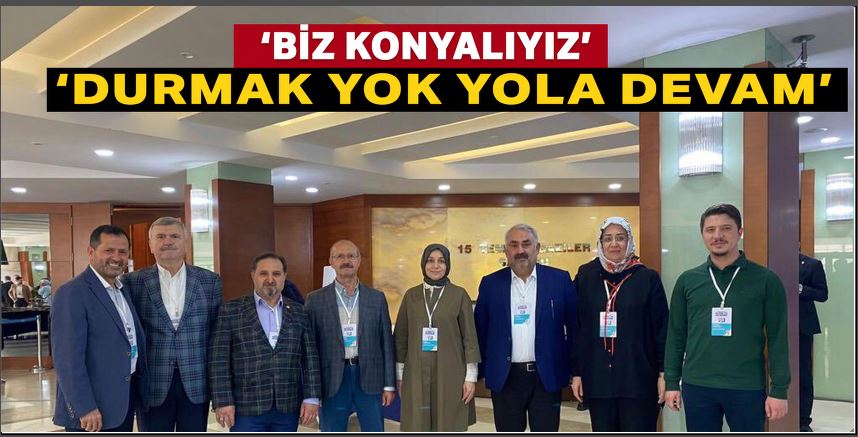 AK Parti Konya vekilleri Ankara'dan foto paylaştı