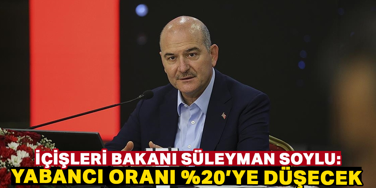 Bakan Soylu: 1 Temmuz itibarıyla mahallelerde ikamet edebilecek yabancı oranı yüzde 20'ye düşürülecek