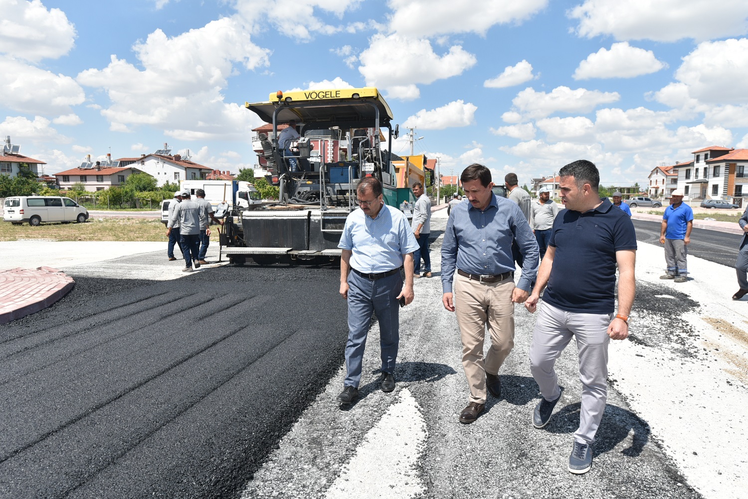 Karatay'da asfalt  çalışmaları sürüyor