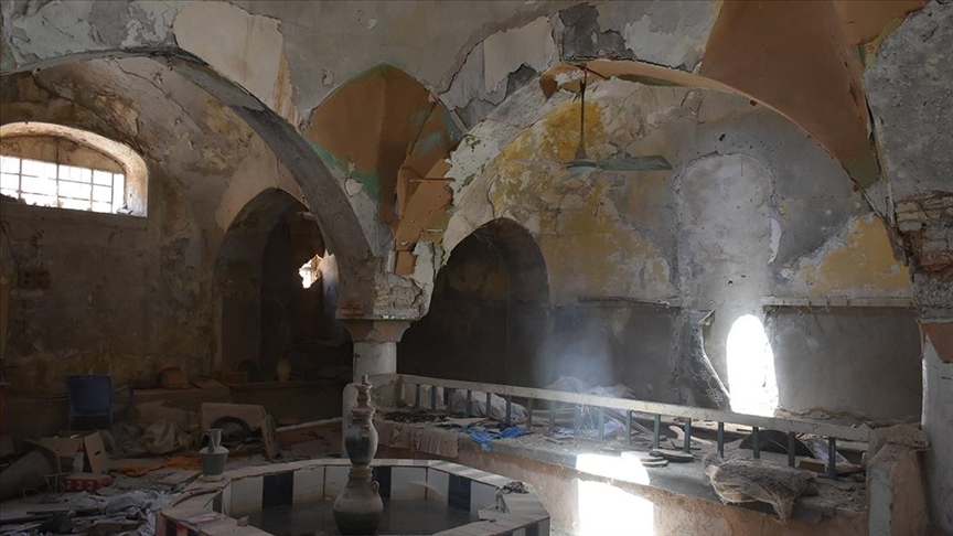 Kerkük'te çoğu Osmanlı döneminden kalma tarihi hamamlar kaderine terk edildi