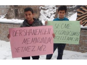 Öğrenci Velilerinden Kar Altında 'Dershaneler Kapatılmasın' Açıklaması
