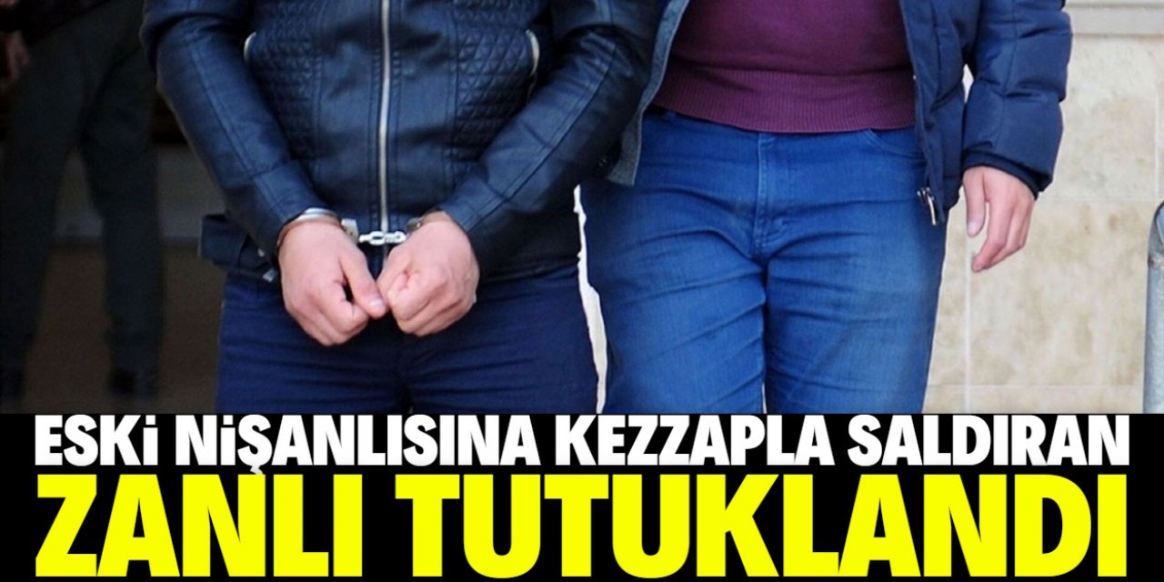 Konya'da eski nişanlısına kezzapla saldırdığı öne sürülen zanlı tutuklandı