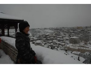 Safranbolu Beyaz Gelinliğini Giydi