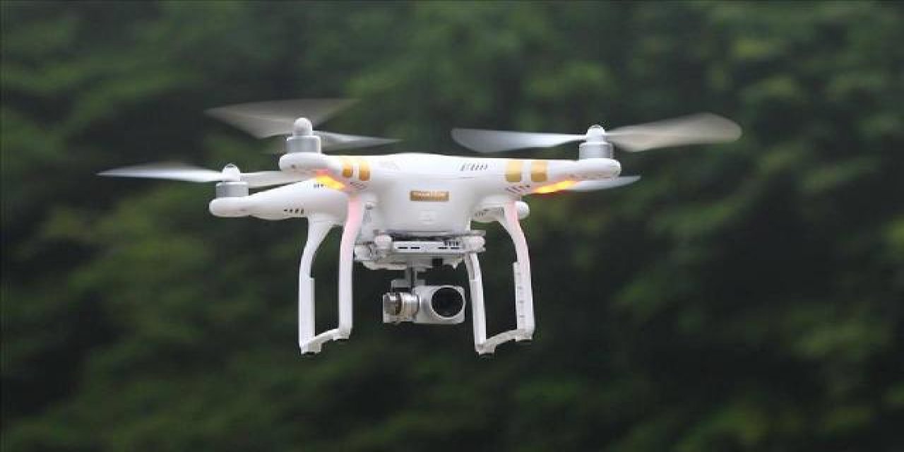 Konya şehir merkezinde iki gündür 10 dron havadan görüntü alıyor