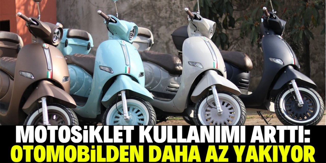 Türkiye'de motosiklet kullanımı hızla artıyor