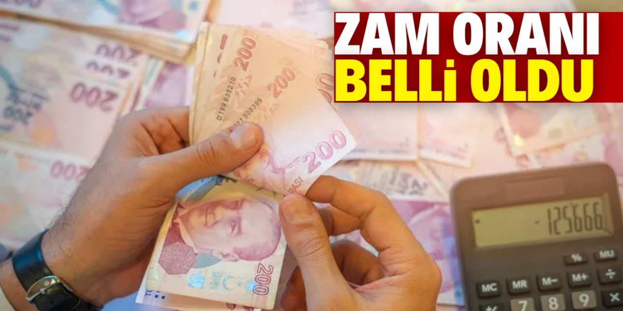 Memur ve emeklilerin zammı belli oldu