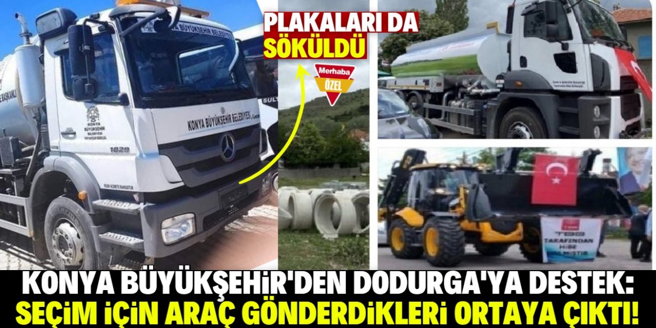 Konya Büyükşehir'den Dodurga seçimlerine destek!