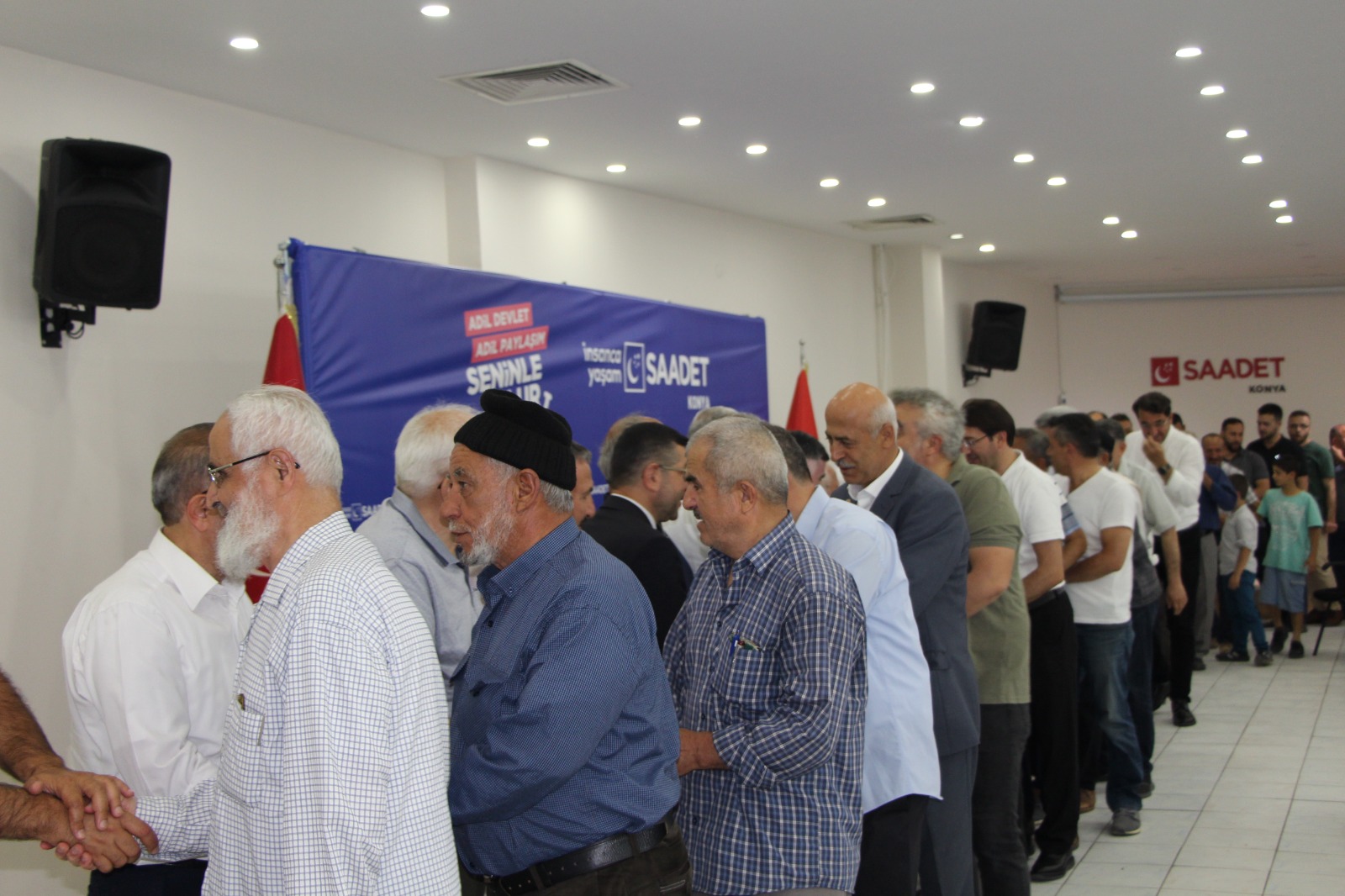 Saadet Partisi Konya Teşkilat mensupları bayramlaştı