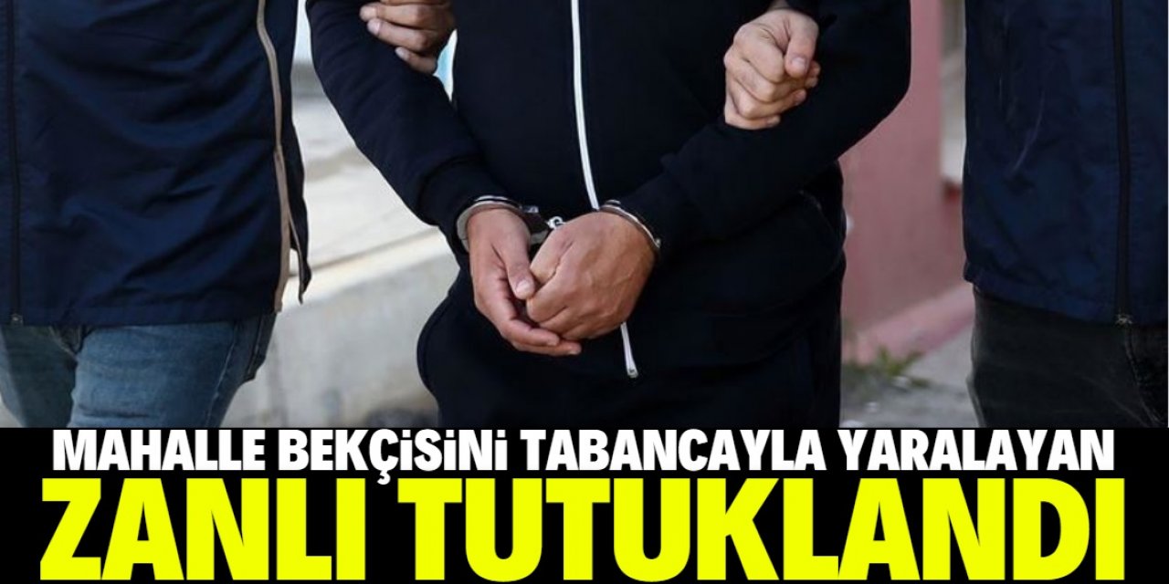Konya'da mahalle bekçisini tabancayla yaralayan zanlı tutuklandı