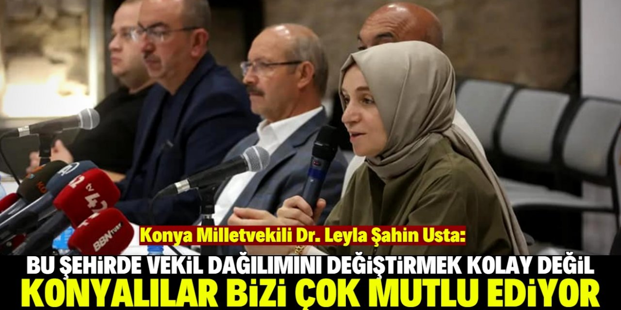 Usta, Konya'da muhalefete sert çıktı