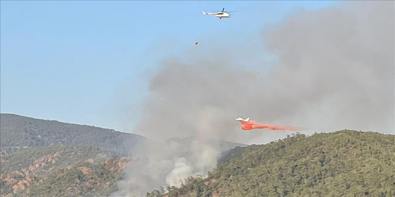 Marmaris'te çıkan orman yangını kontrol altına alındı