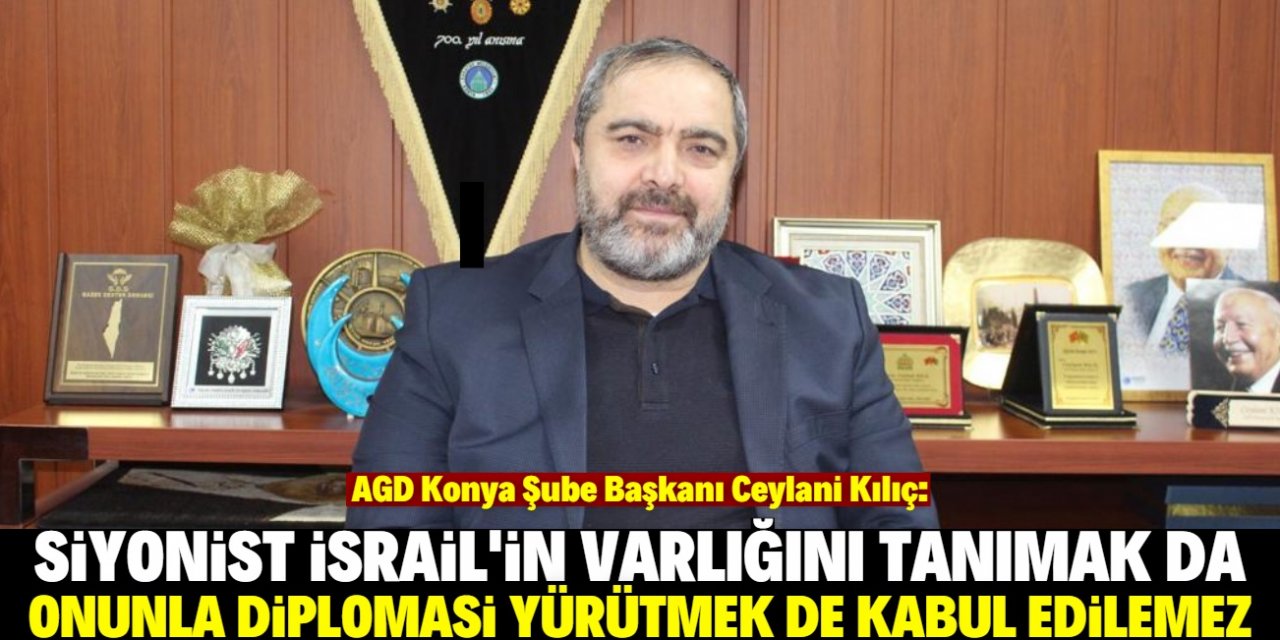 "Terör devleti İsrail ‘barışın’ katilidir!"