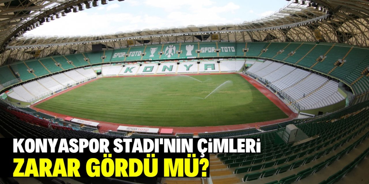 Konyaspor Stadı'nın çimleri zarar gördü mü? Palut açıkladı