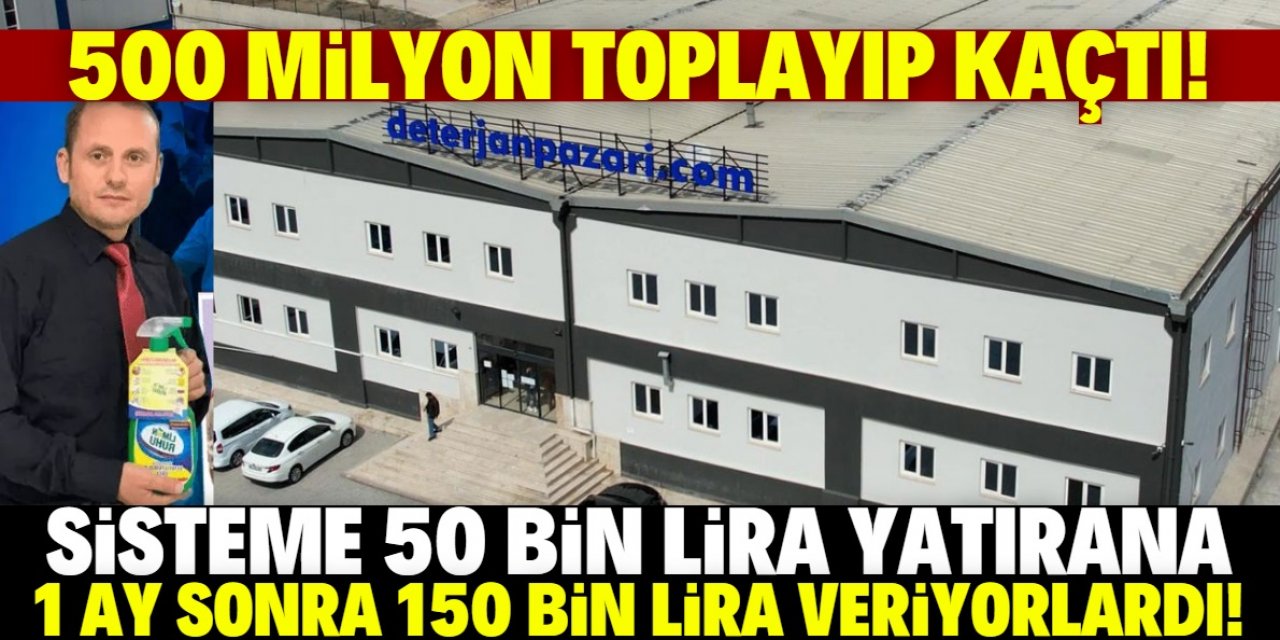 Saadet zinciri çöktü: Firma sahibi 500 milyon lirayla kaçtı!