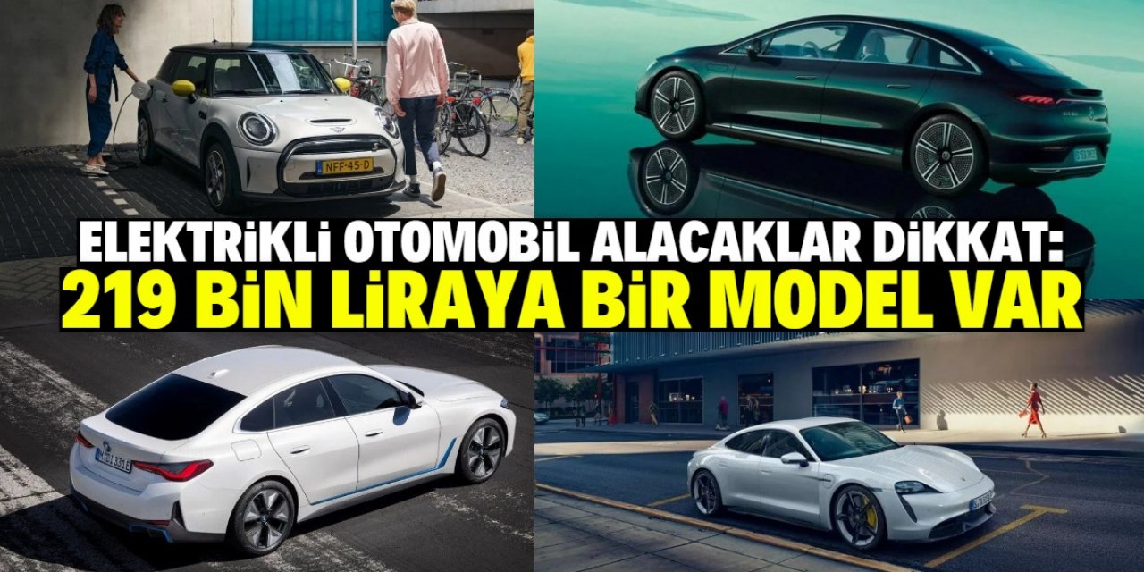 Türkiye'de satılan elektrikli otomobillerin listesi: 219 bin liralık model dikkat çekiyor