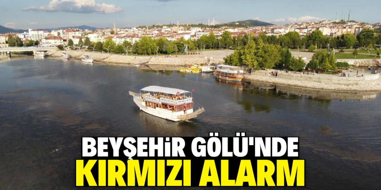 Konya Beyşehir Gölü'nde kırmızı alarm: Son 30 yılda çok şey değişti