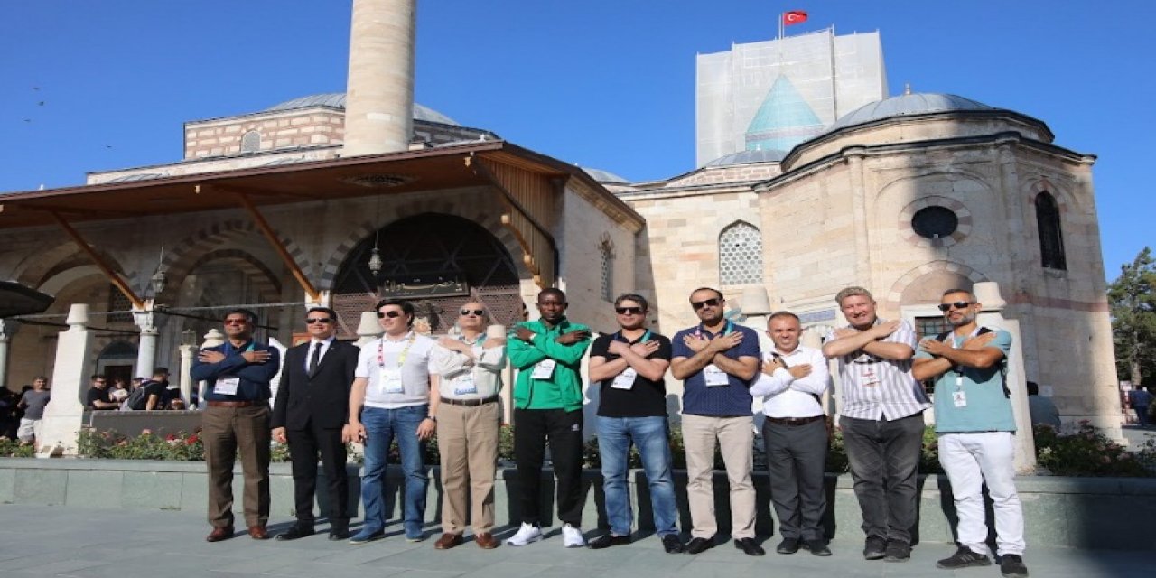 Konya’ya gelen misafirler şehre hayran kaldı